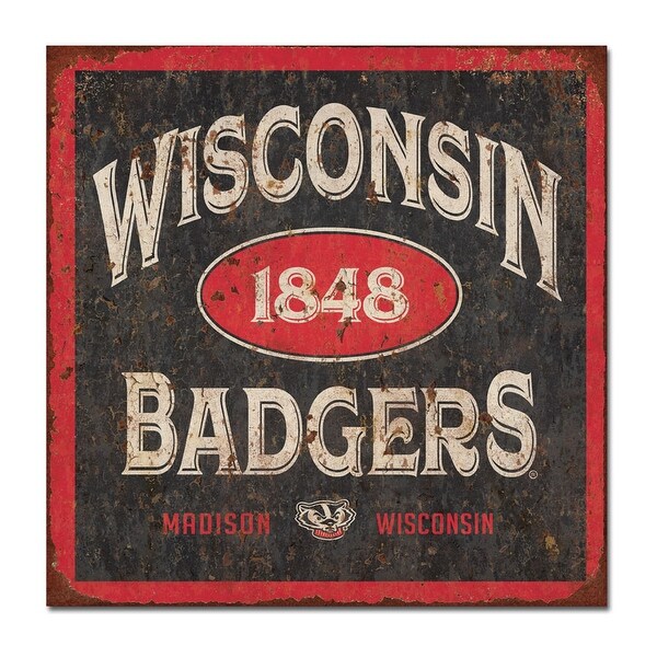 University of Wisconsin Five & Dime Large Tin Sign