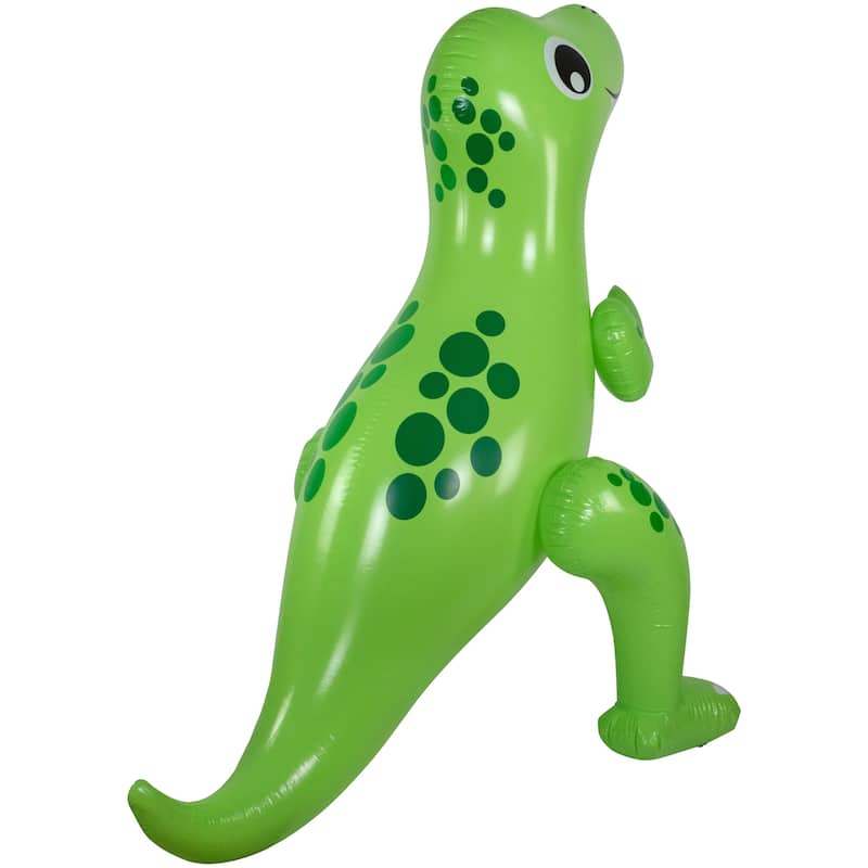 6.75' Inflatable Green Jumbo Dinosaur Water Sprayer