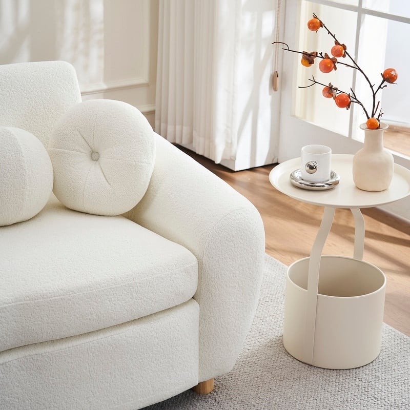 84.60" Chenille/Corduroy Upholstered Sofa
