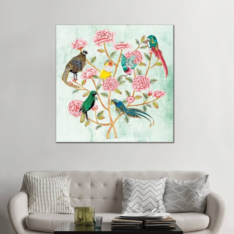 iCanvas "Minty Chinoiserie II" by Melissa Wang Canvas Print