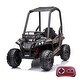 preview thumbnail 10 of 17, 24V JS370 UTV Ride On Car for Kids, 4-Wheel Motorized Vehicle with Bluetooth, LED Lights, Remote Control, Green Black
