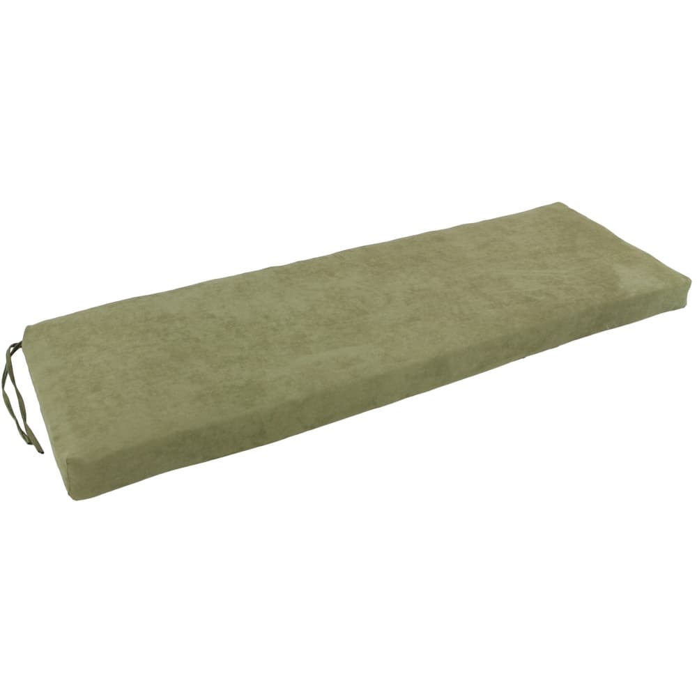 Microsuede Indoor Bench Cushion (48-, 51-, or 54-inches wide)