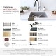 preview thumbnail 12 of 42, STYLISH 25 inch Single Bowl Dual Mount Composite Granite Utility Sink