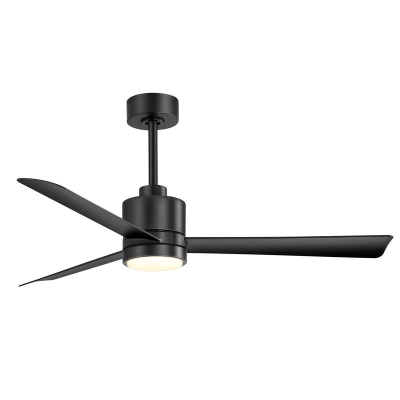 52 in. Integrated LED Indoor Ceiling Fan with Light and Remote Control Included