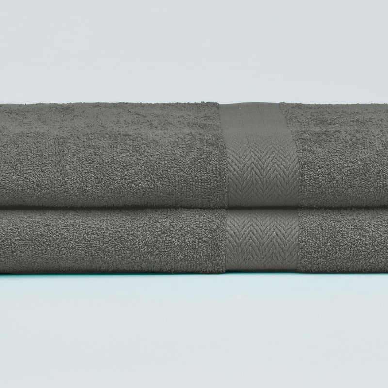 Deluxe 2-Piece 100 Cotton Bath Sheet
