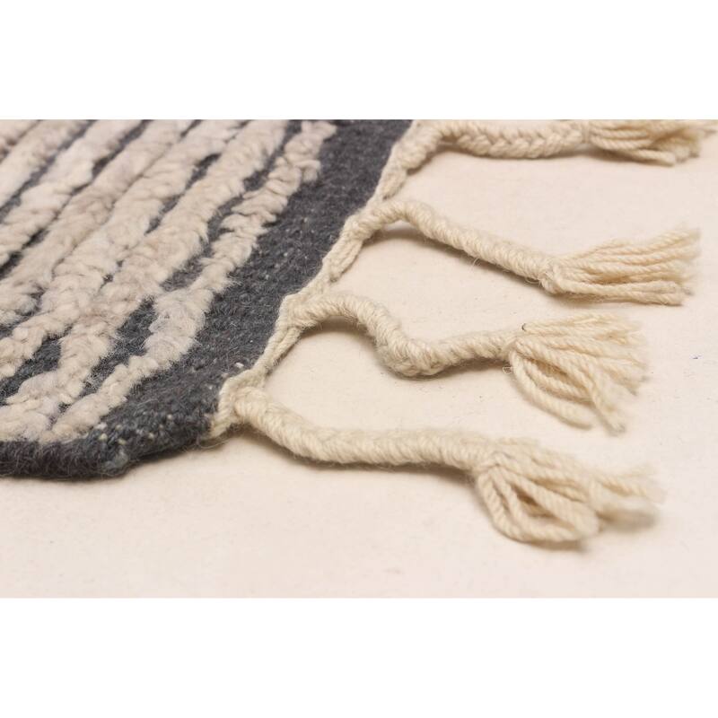 ECARPETGALLERY Hand-knotted Tangier Beige Wool Rug - 10'0 x 13'9