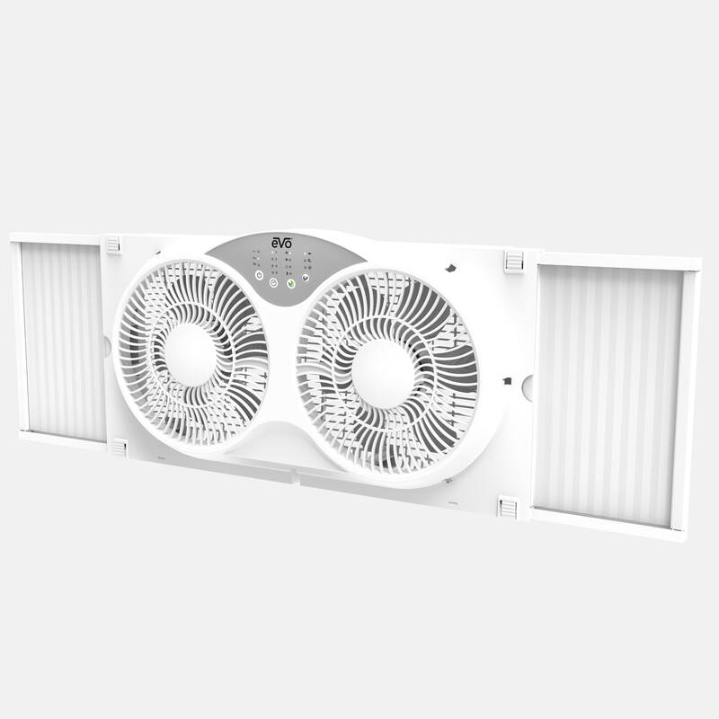 EVO Electronic Remote Twin Window Fan