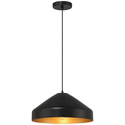 Access Lighting Prism 1 Light Pendant - Matte Black
