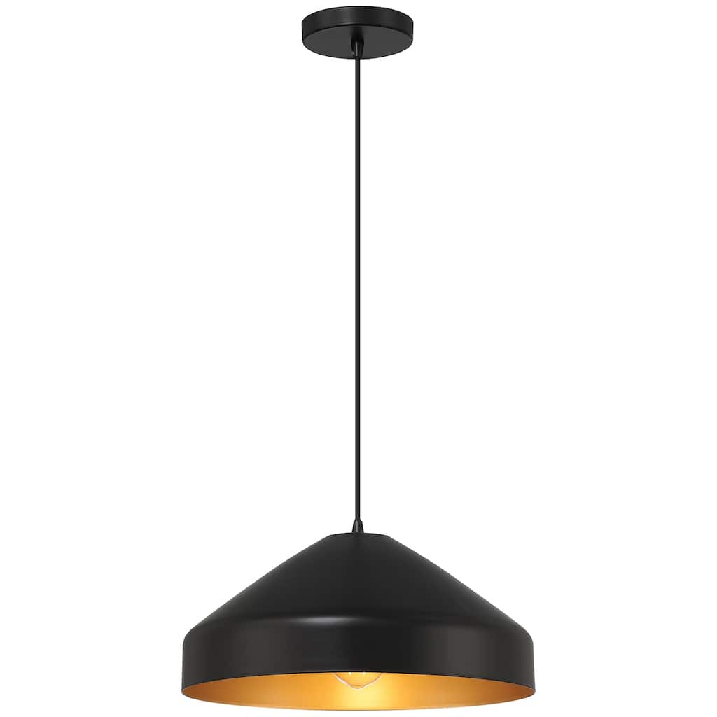 Access Lighting Prism 1 Light Pendant - Matte Black