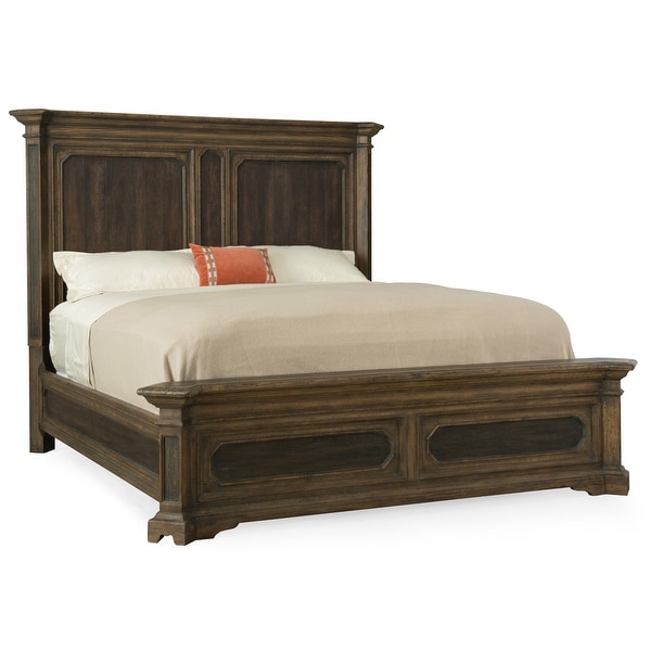 Hooker Furniture 5960-90266-MULTI Woodcreek King Hardwood Panel Bed Frame from the Hill Country Collection