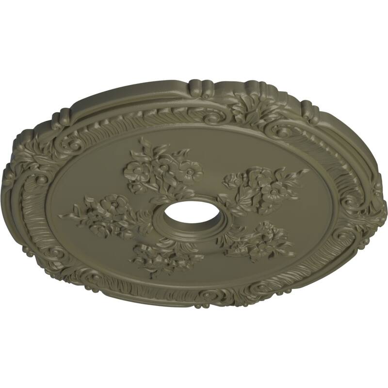 26"OD x 3 3/4"ID x 1 1/2"P Attica with Rose Ceiling Medallion