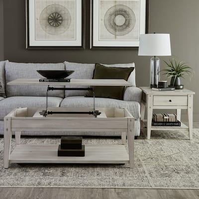 Liberty Furniture Lake House Lift Top Cocktail Table, Optional End Tables