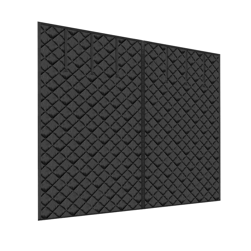 Garage Door Screen for Winter 10.3 x 8.14 ft Garage Door Insulation Kit - Multi