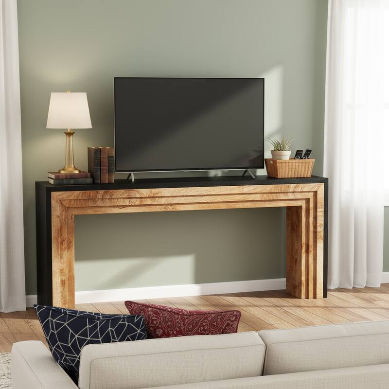 70.9 Inch Extra Long TV Stand for TVs Up to 75 Inches - 11.61" D x 70.9" W x 32.68" H