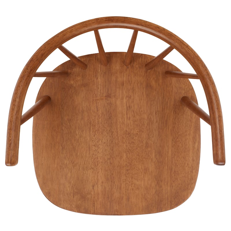 SAFAVIEH Home Blanchard 18-inch Curved Spindle Side Chair [SET of 2] - 21"W x 21"D x 30"H