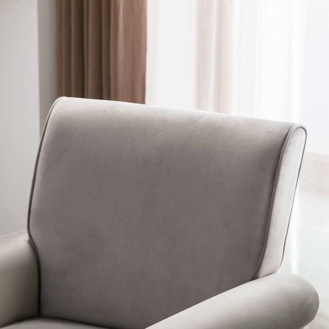 Morden Fort Velvet Upholstered Armchair, Bedroom Accent Chair, for Living Room Bedroom Club Office