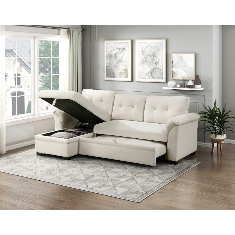 Fremont & Park Holden Textured 2-Piece Reversible Sectional Sofa - Reversible Chaise