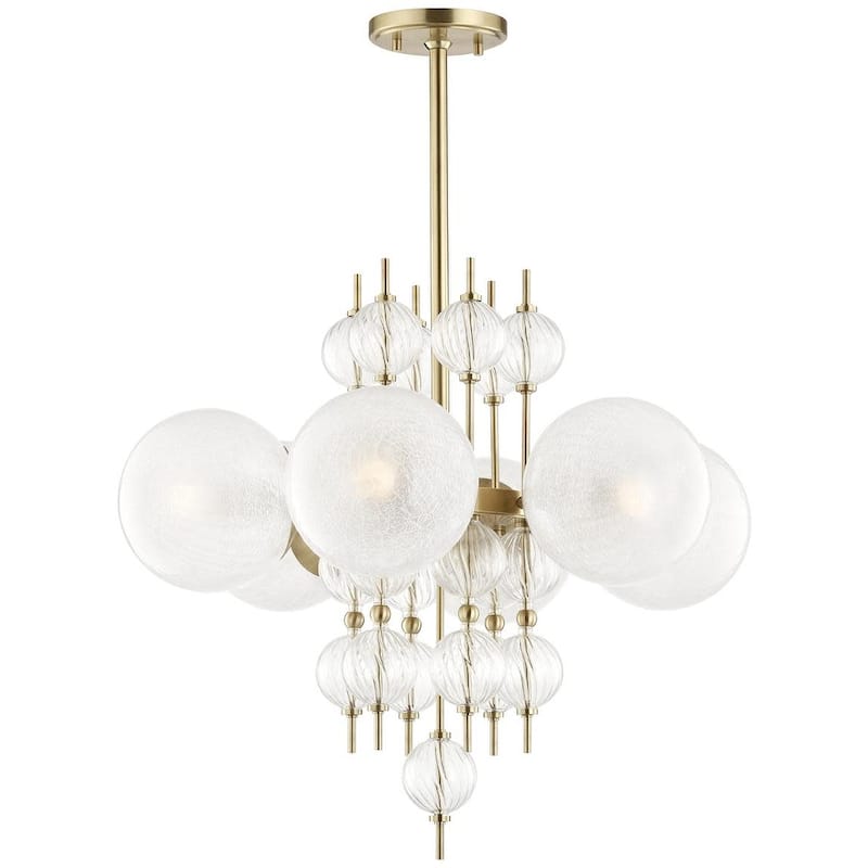 Hudson Valley Lighting Calypso 6 Light 27" Wide Chandelier - Aged Brass