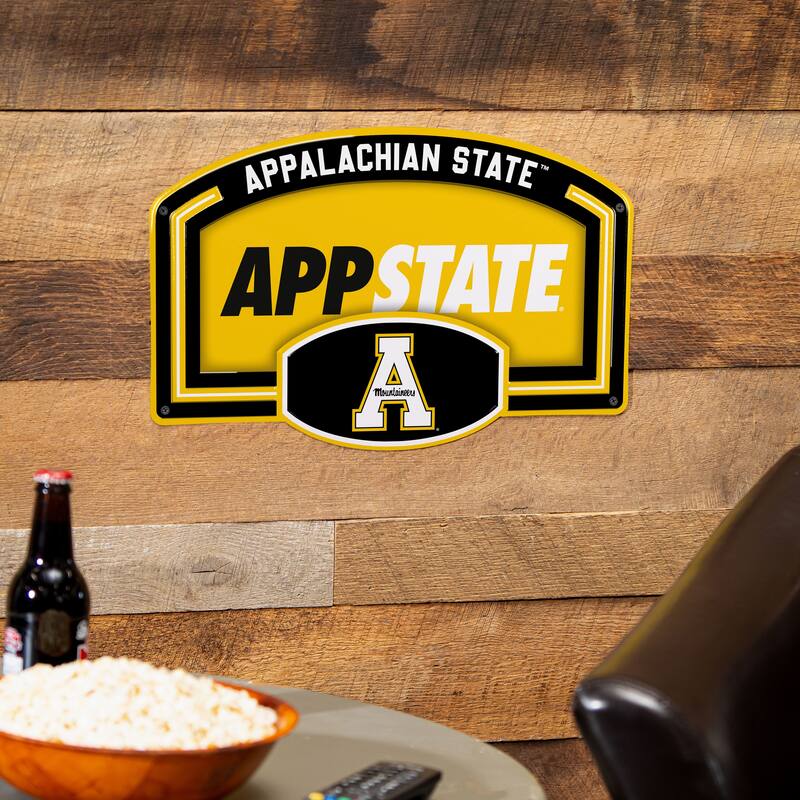 Appalachian State University Embossed Steel Wall Sign, 11" x 17"
