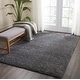 preview thumbnail 137 of 178, Nourison Malibu Shag Area Rug 5'3" x 7'3" - Charcoal
