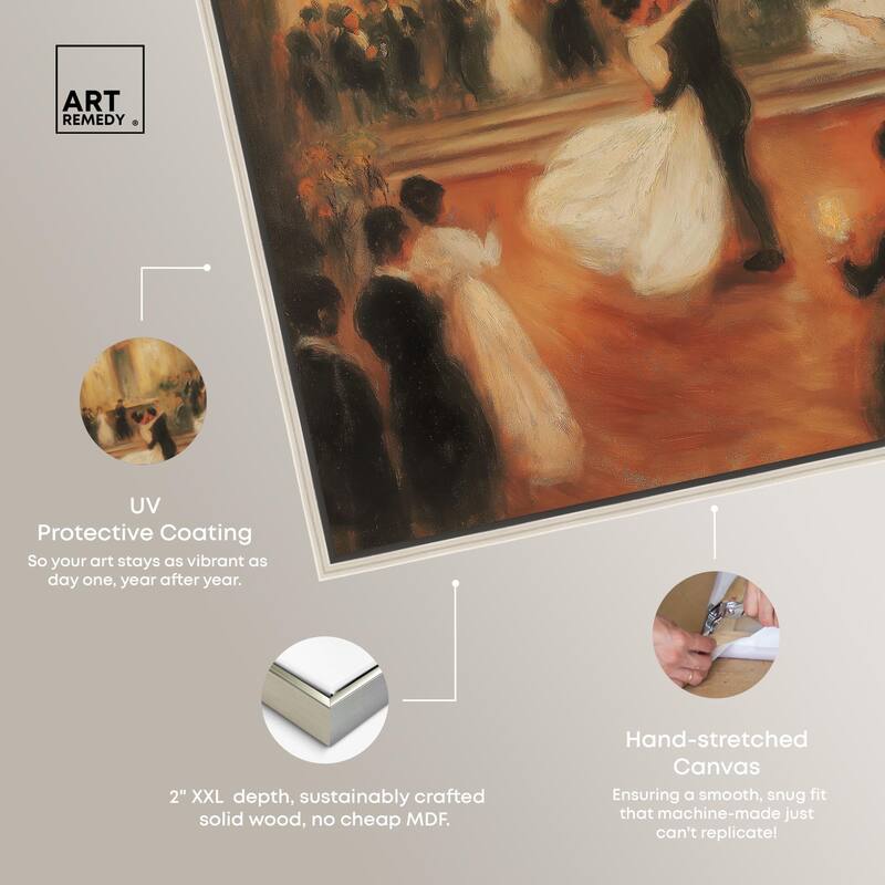 Ballroom Dance Canvas by Art Remedy