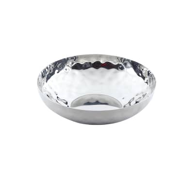 Inox 8-inch Full Polished Stainless Steel Fruit Bowl