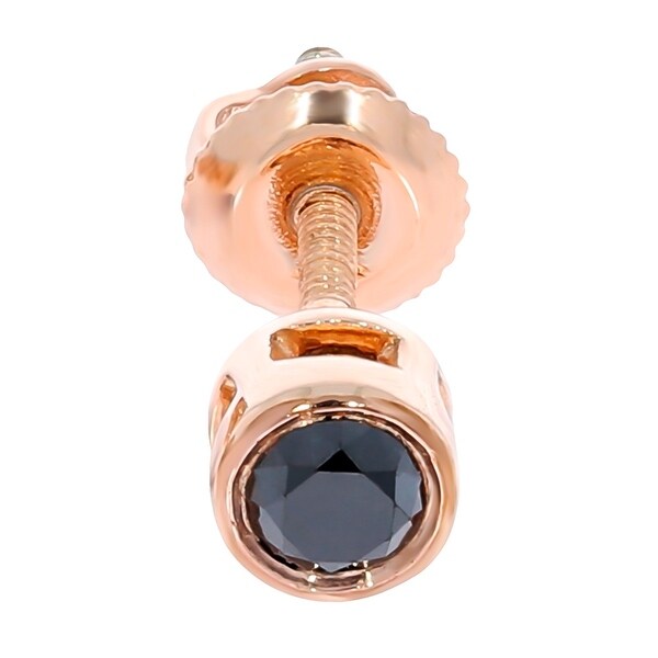 Prism Jewel 0 09ct To 1 00ct Round Bezel Set Black