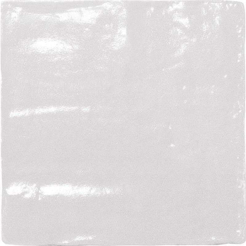 Apollo tile 4" x 4" Duchess Glossy Matte Cloud Gray Ceramic Tile (6.48 sq ft/case) - 60 Pack