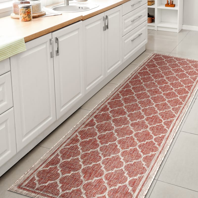 JONATHAN Y Zinnia Textured Weave Indoor/Outdoor Area Rug