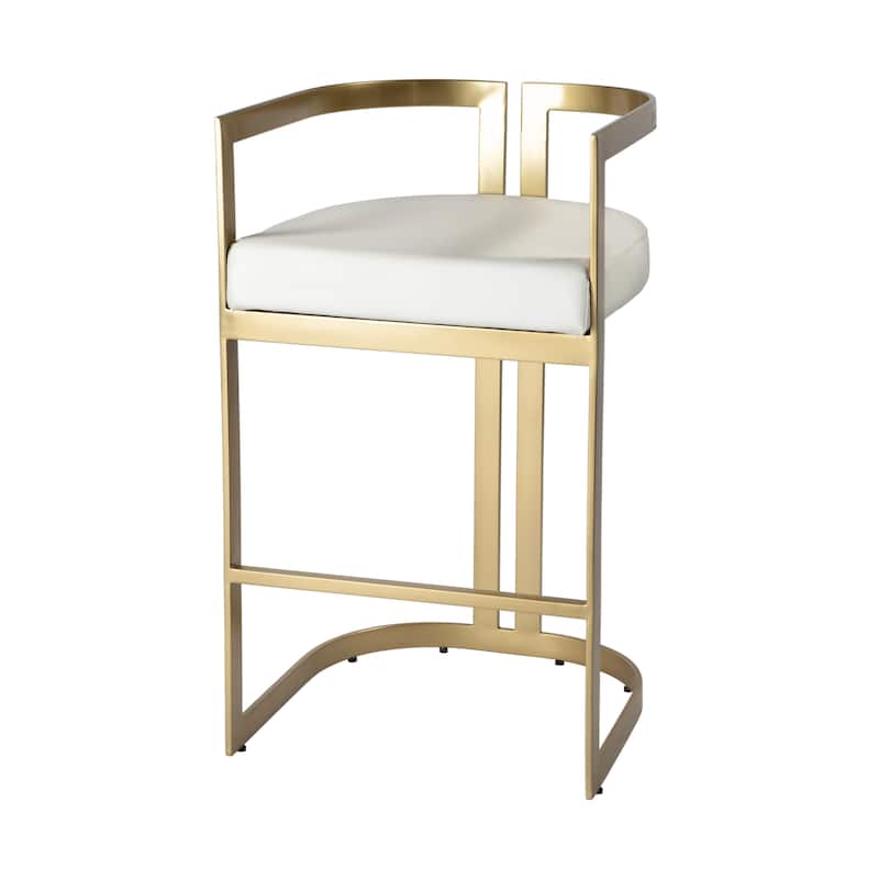 Clarence Faux Leather 35" Barstool