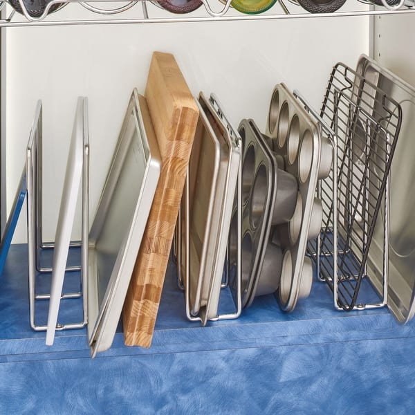 RevAShelf UShaped Bakeware Divider Organizer Chrome, 596