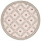 preview thumbnail 115 of 160, SAFAVIEH Handmade Chelsea Aubree French Country Trellis Wool Rug 5'6" Round - Ivory/Green - Round
