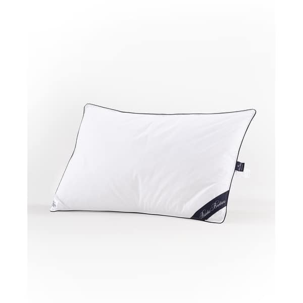 Brooks Brothers Goose Down / Feather Pillow - White
