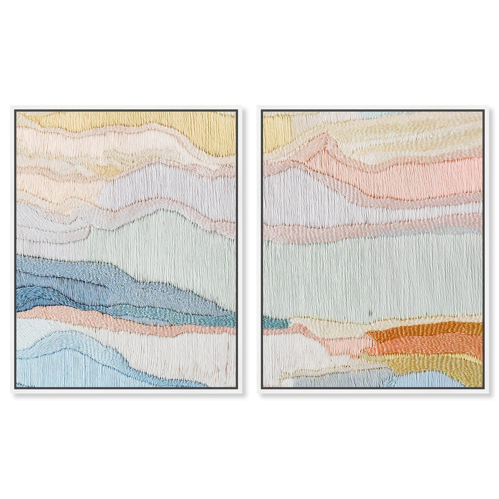 Gentle Breeze II Canvas Set of 2 by Art Remedy