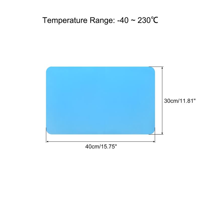 2pcs Silicone Baking Mat, Heat Resistant Non-Slip Table Place Mats