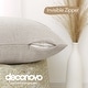 preview thumbnail 79 of 89, Deconovo Faux Linen Throw Pillow Covers 4 PCS(Cover Only)