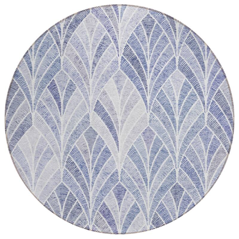 HomeRoots Geometric Transitional Rectangle Outdoor Rug