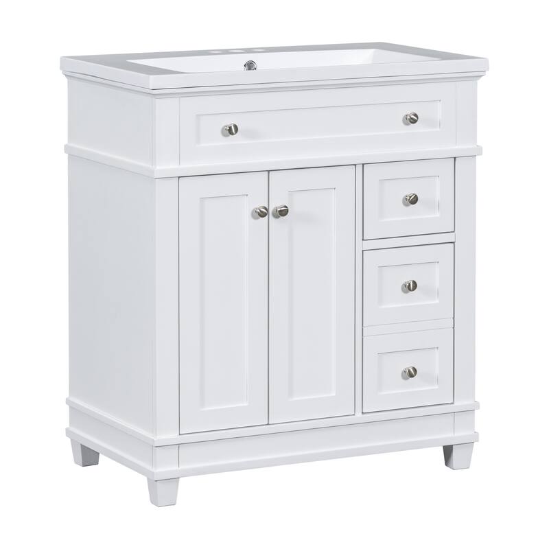 30" Free Standing Bathroom Vanity Cabinet