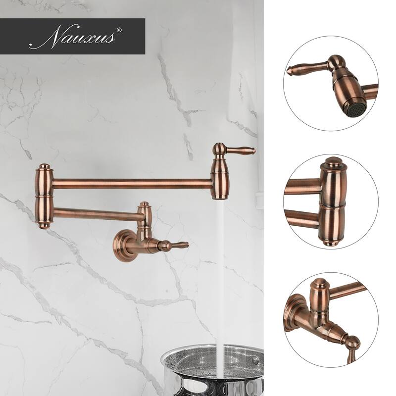 Pot Filler Kitchen Faucet Wall-Mounted