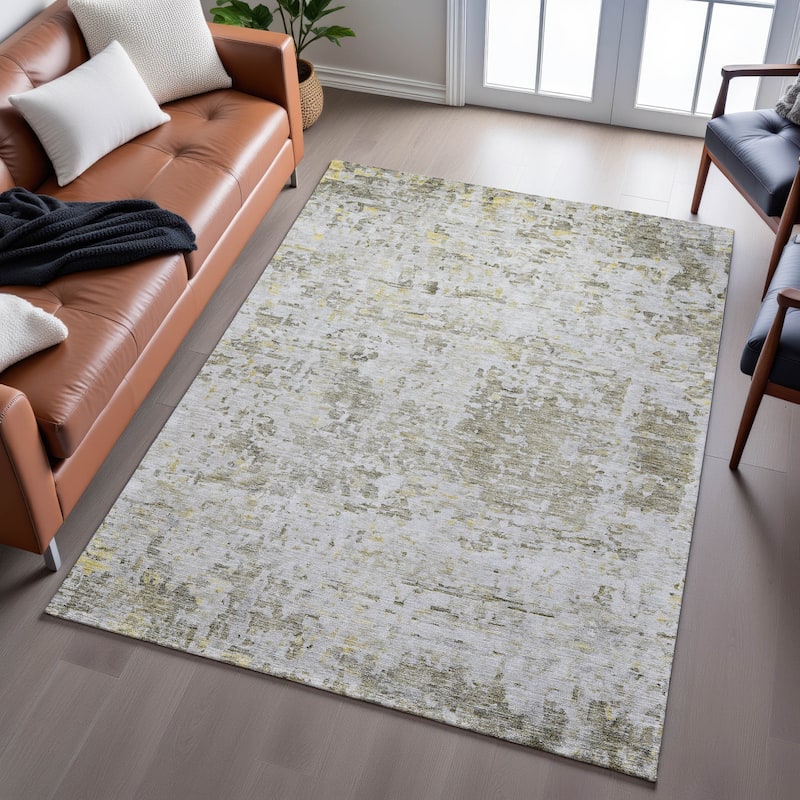 Premium Washable Super Soft Abstract Pixels Mayfield Rug