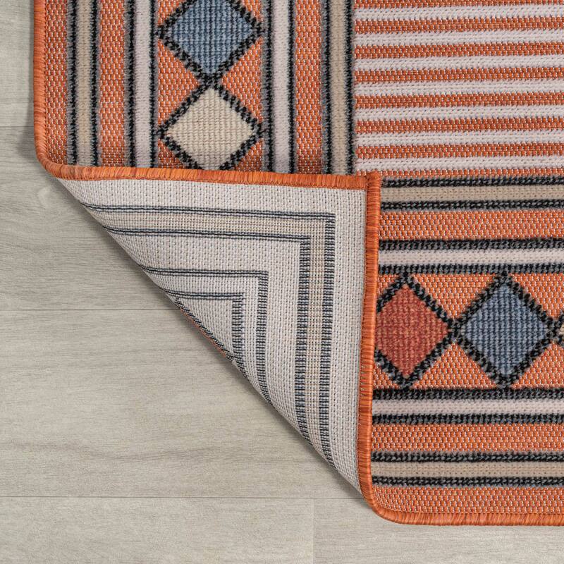 JONATHAN Y Star Abstract Swirl Area Rug