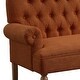 preview thumbnail 66 of 70, Moser Bay Arete Upholstered Tufted Settee Chesterfield Style Loveseat, Velvet or Linen