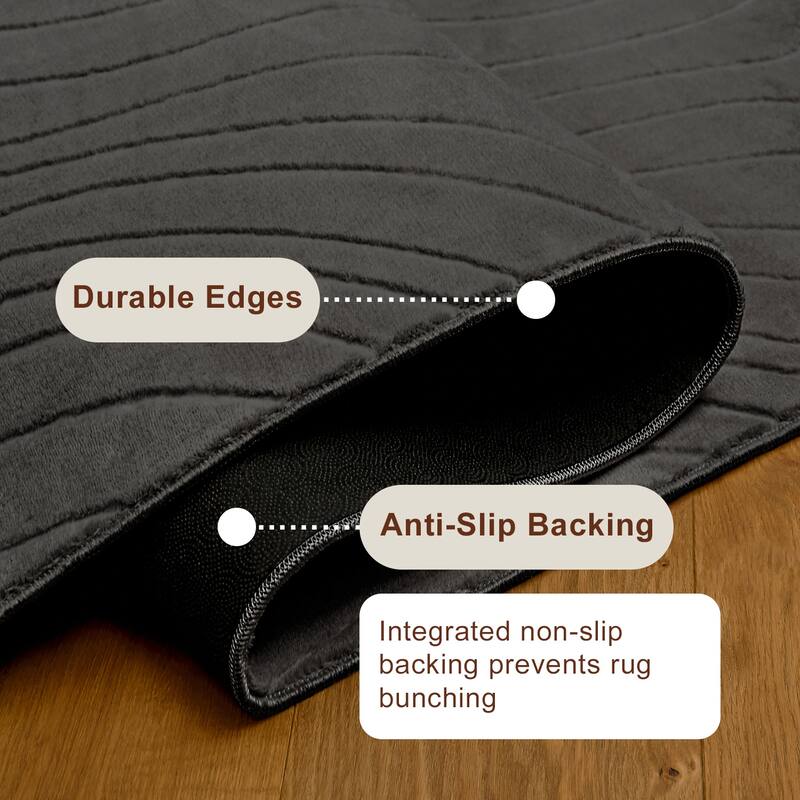 ECARPETGALLERY Somos Modern Machine Washable Area Rug