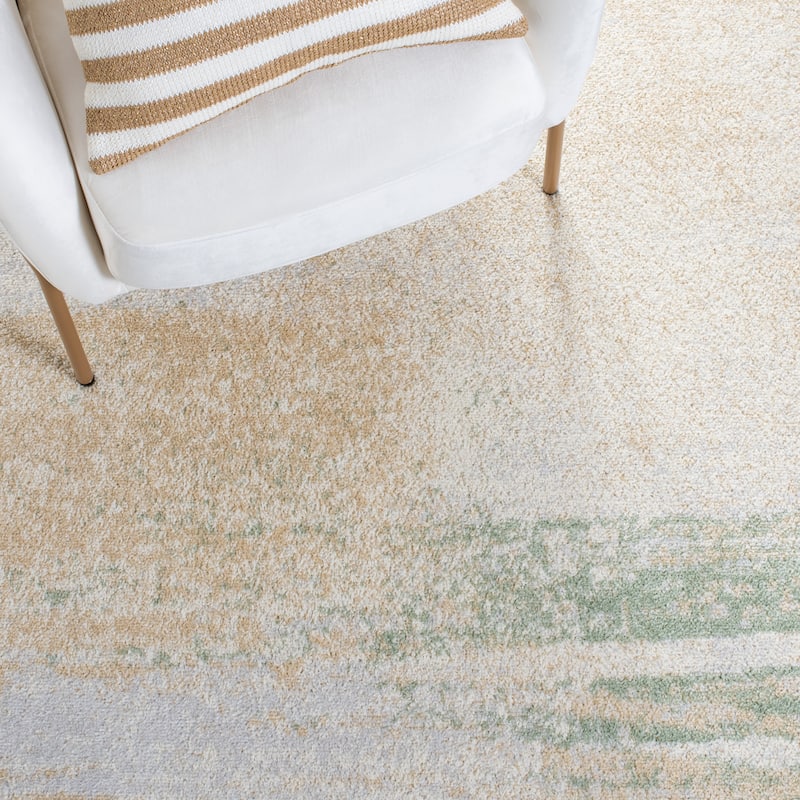 SAFAVIEH Adirondack Brynn Modern Abstract Rug - 11' x 15' - Ivory/Gold - Rectangle