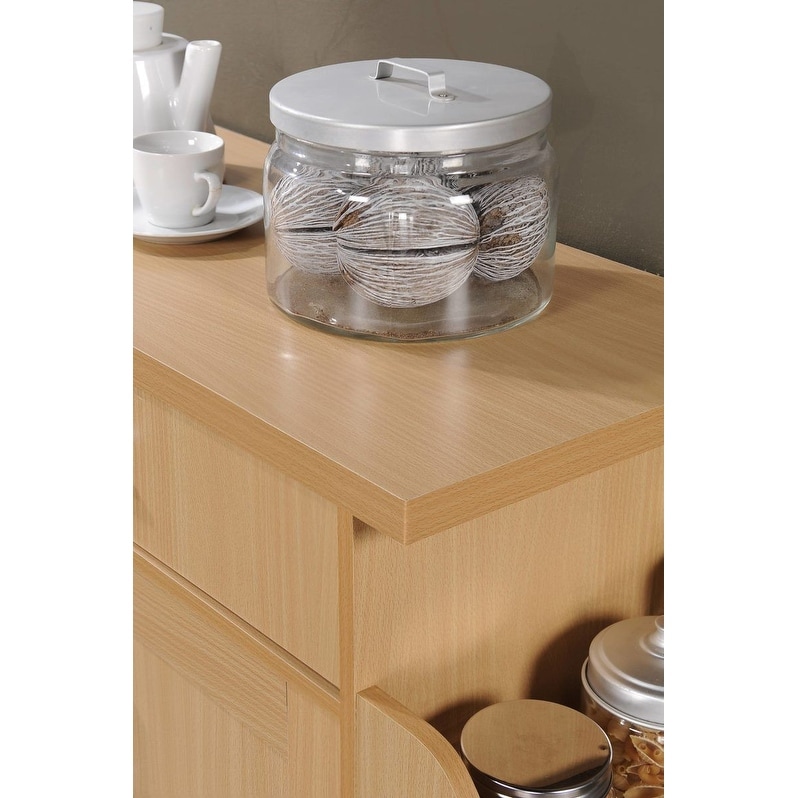 Hodedah Kitchen Island with Spice Rack plus Towel Holder On Sale Bed Bath Beyond 39801060