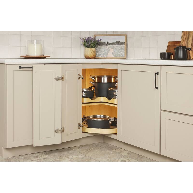 Rev-A-Shelf 4CC-401-28BS-1 Craftsman 26" Diameter Designer Solid Maple