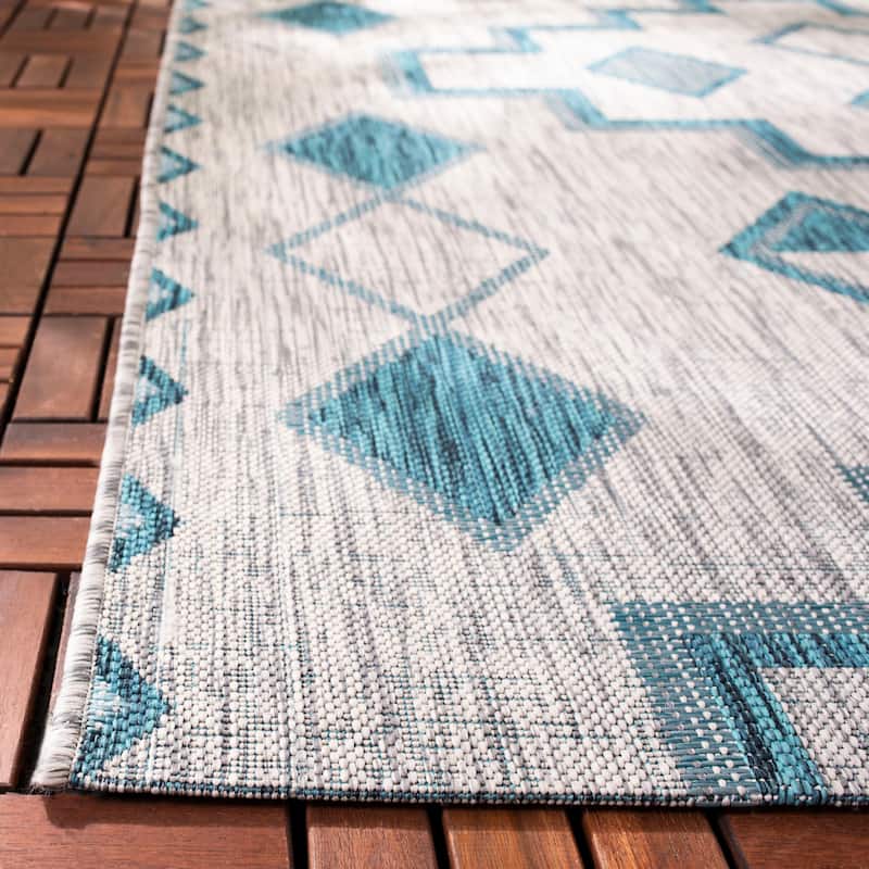 SAFAVIEH Courtyard Cemre Indoor/ Outdoor Waterproof Patio Backyard Rug