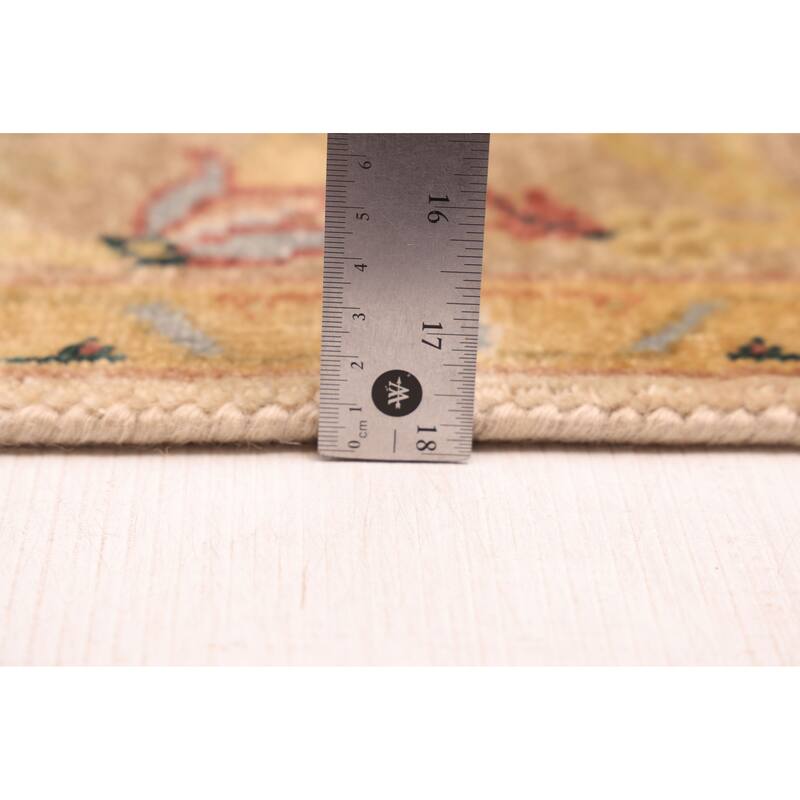 ECARPETGALLERY Hand-knotted Jules Serapi Ivory Wool Rug - 5'11 x 8'11