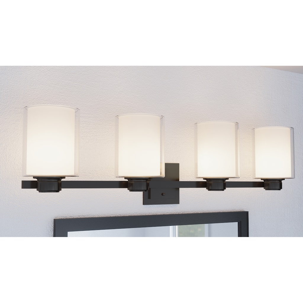 Oslo Vanity Light Fixture Matte Black - Matte Black