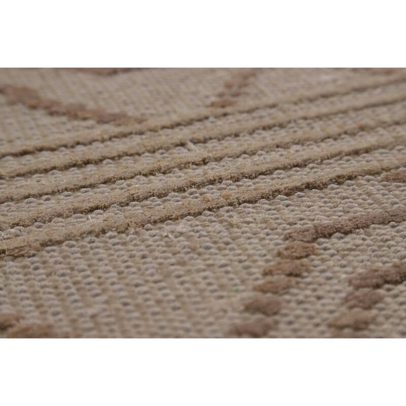 Moroccan Area Rug Hand-Knotted Oriental Wool Carpet - 4'10" x 7'9"